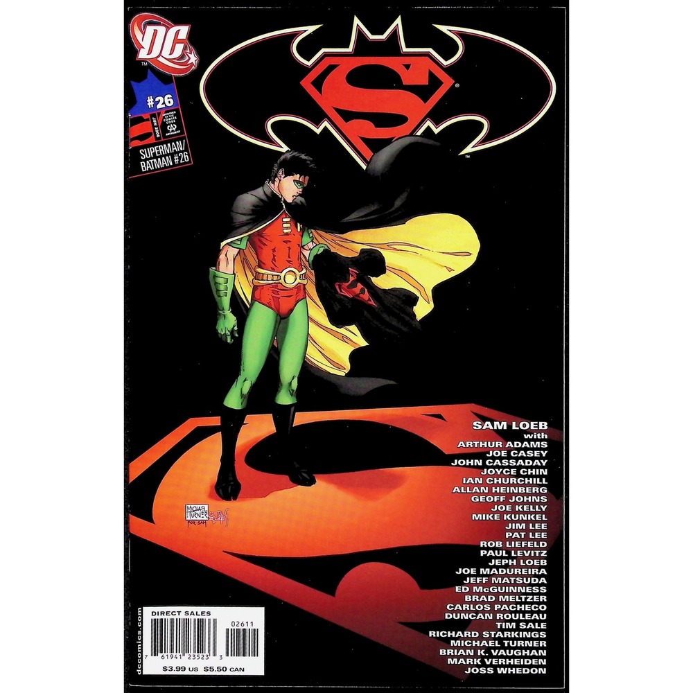 Superman Batman #26 Variant Michael Turner Cover Robin DC Comic Book